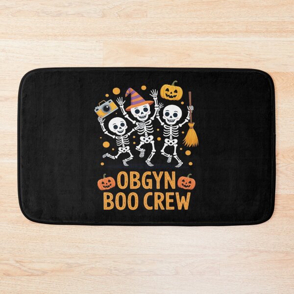 Item preview, OBGYN Boo Crew Nurse Skeleton Dancing Halloween Spooky designed and sold by BiellaSar.