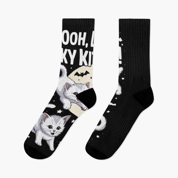 Item preview, Oh Look Sky Kittens Funny Bat Lover Halloween designed and sold by BiellaSar.