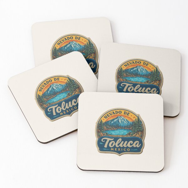Item preview, Nevado de Toluca Mexico Vintage Travel Sticker - Retro Volcano & Crater Lake Design designed and sold by Blurbean.