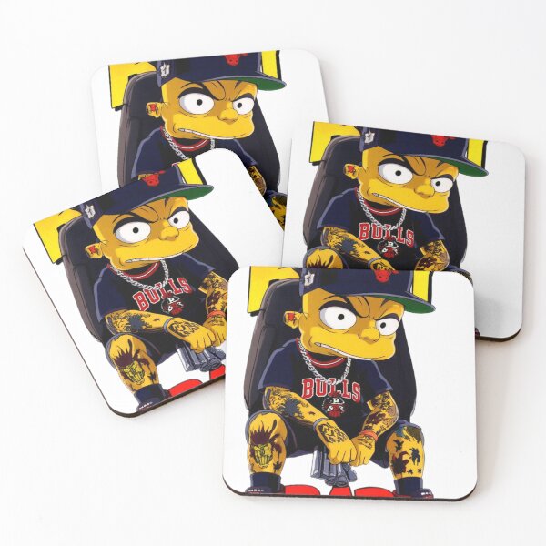 Artikelvorschau, Bart Simpson "Bad Boy" Kunst entworfen und verkauft von Inkify31.