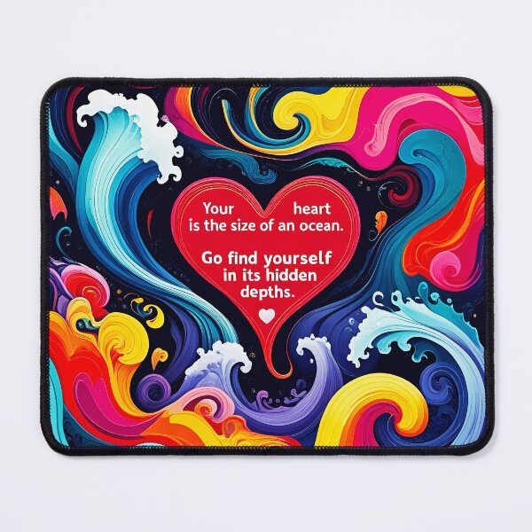 Item preview, Your heart is the size of an ocean. Go find yourself in its hidden depths 43 designed and sold by Tom-Johnson.