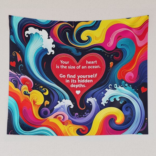 Item preview, Your heart is the size of an ocean. Go find yourself in its hidden depths 43 designed and sold by Tom-Johnson.