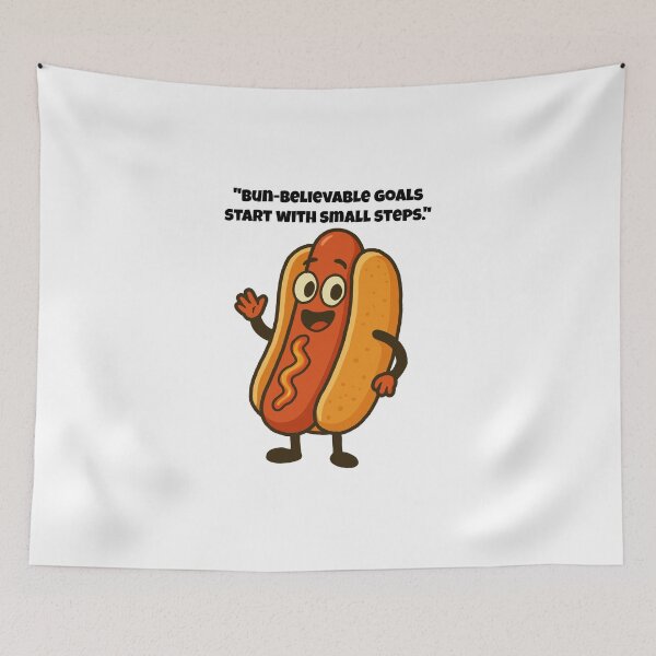 Item preview, Bun-believably Cheerful Hotdog Character designed and sold by Latitude 1°N.