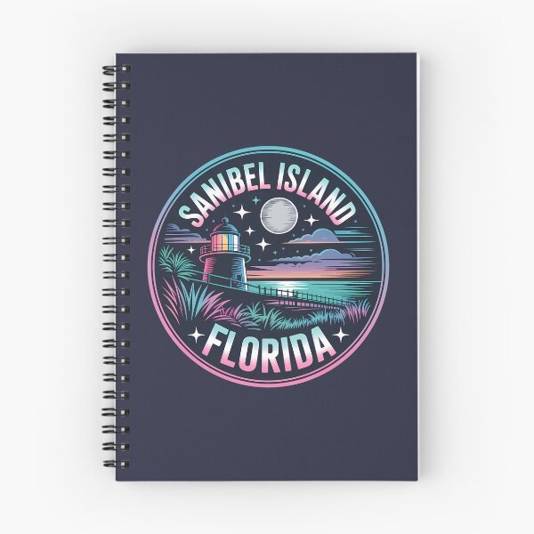 Item preview, Neon Night Sanibel Island Florida Sticker designed and sold by Horizon Tales.