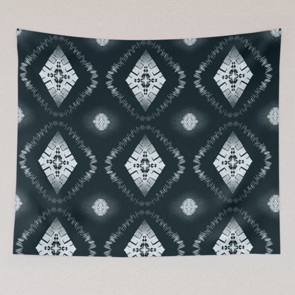 Item preview, Mable geometrical snow shaded bright abstract ikat seamless pattern design  designed and sold by Fadalazznaz.