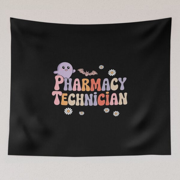 Item preview, Pharmacy Technician Halloween Spooky Pharmacy Tech designed and sold by ticlitule.