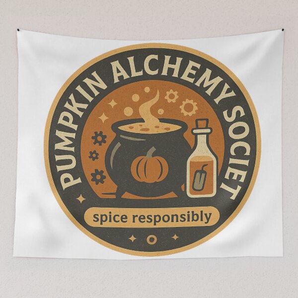 Item preview, Pumpkin Alchemy Society – Spice Responsibly Badge designed and sold by TWdesign74.