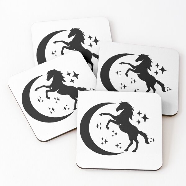 Item preview, Celestial Horse | Equine Design Moon and Stars designed and sold by Ishtar Park Equine Shop.