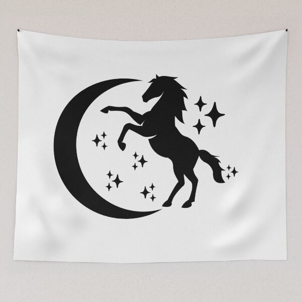 Item preview, Celestial Horse | Equine Design Moon and Stars designed and sold by Ishtar Park Equine Shop.