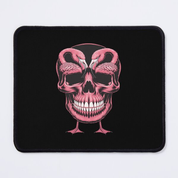 Item preview, Pink Flamingo Skull Breast Cancer Awareness Halloween Women designed and sold by ticlitule.