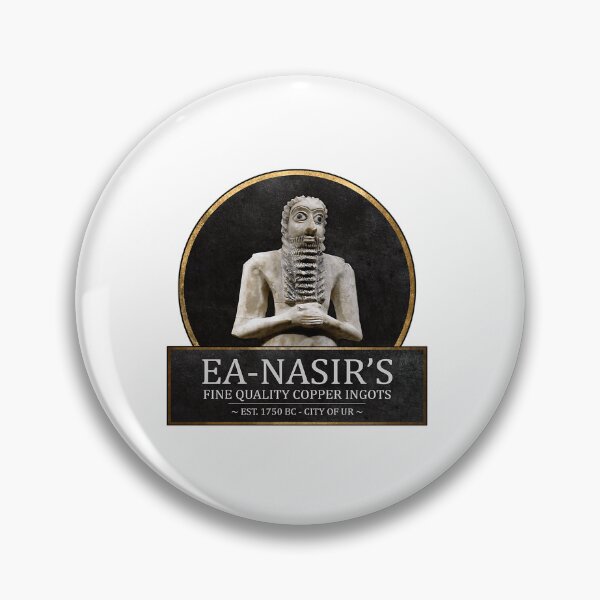Item preview, Ea-Nasir'S Fine Quality Copper Ingots - Funny Bronze Age History Meme designed and sold by HiramEstep5.