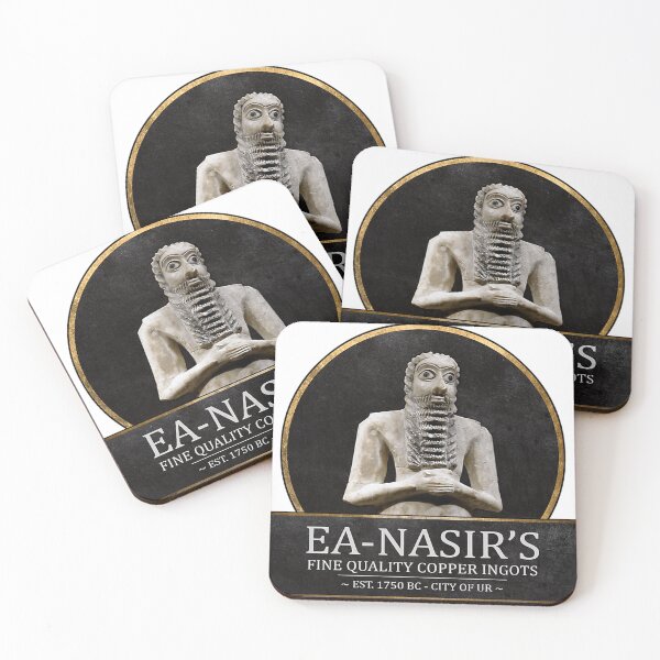 Item preview, Ea-Nasir'S Fine Quality Copper Ingots - Funny Bronze Age History Meme designed and sold by HiramEstep5.