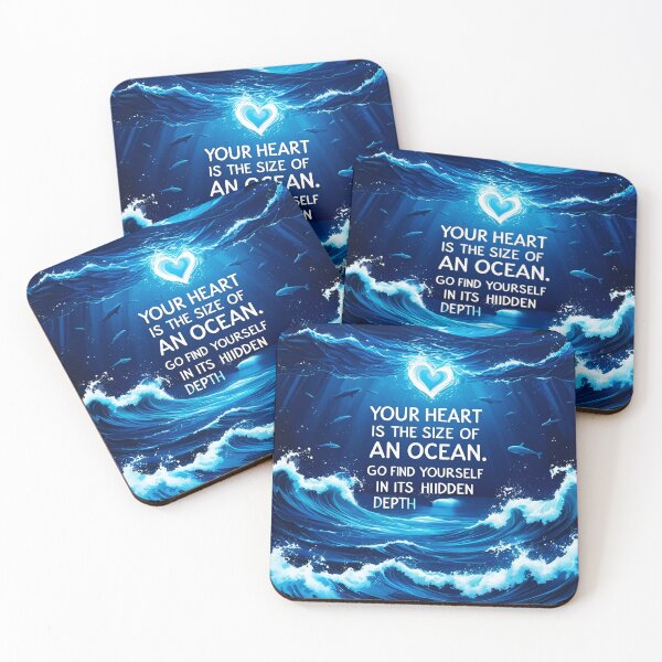 Item preview, Your heart is the size of an ocean. Go find yourself in its hidden depths 45 designed and sold by Tom-Johnson.