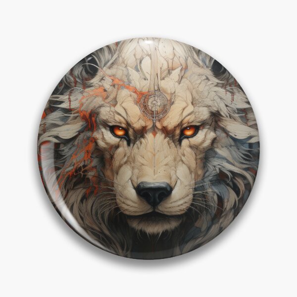 Item preview, Mystic Techno Wolf With Fiery Gaze and Abstract Flames designed and sold by Daagath.