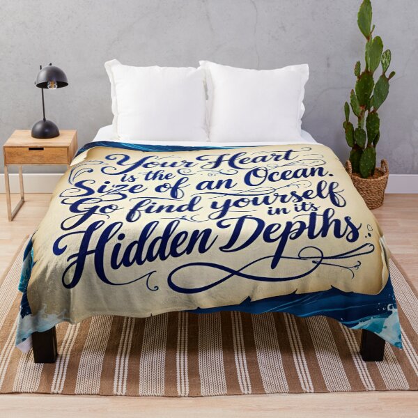 Item preview, Your heart is the size of an ocean. Go find yourself in its hidden depths 49 designed and sold by Tom-Johnson.