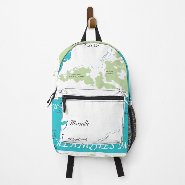 Item preview, Calanques Marseille Cassis Vintage Travel Map Provence designed and sold by Bobraiis.