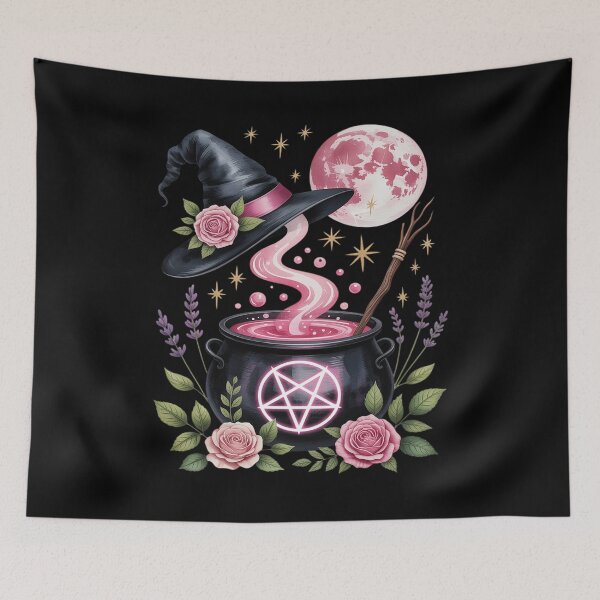 Item preview, Pink Halloween  Halloween Witchy designed and sold by tabdejinti.