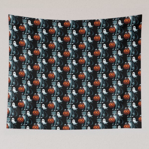 Item preview, Scary Halloween Leopard Ghost Spooky Candy Bag designed and sold by Artistoos.