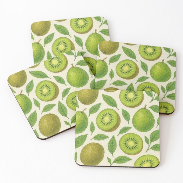 Item preview, Hand drawn kiwi watercolor pattern textured paper designed and sold by cutsypatterns.