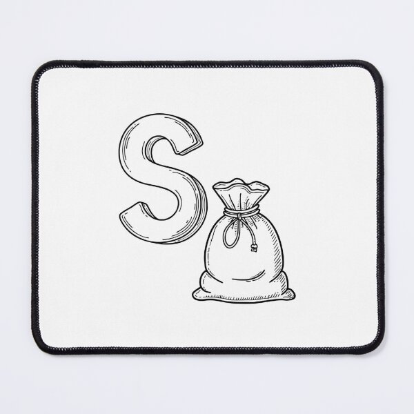 Item preview, An illustration of letter S stand for Sack designed and sold by rasagamastore.