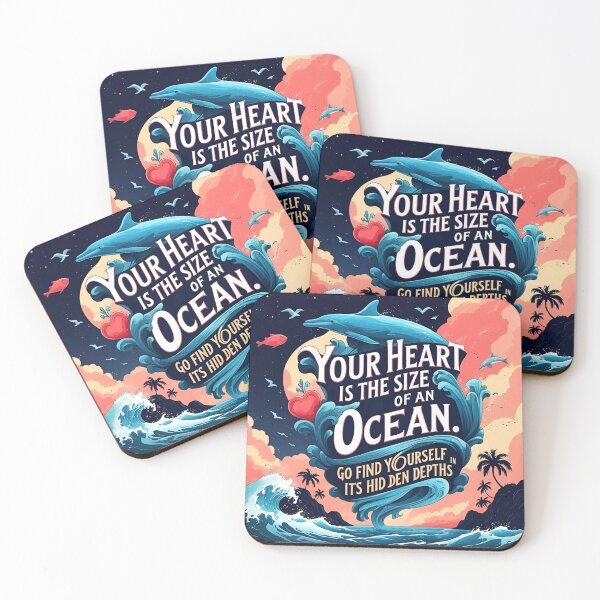 Item preview, Your heart is the size of an ocean. Go find yourself in its hidden depths 50 designed and sold by Tom-Johnson.