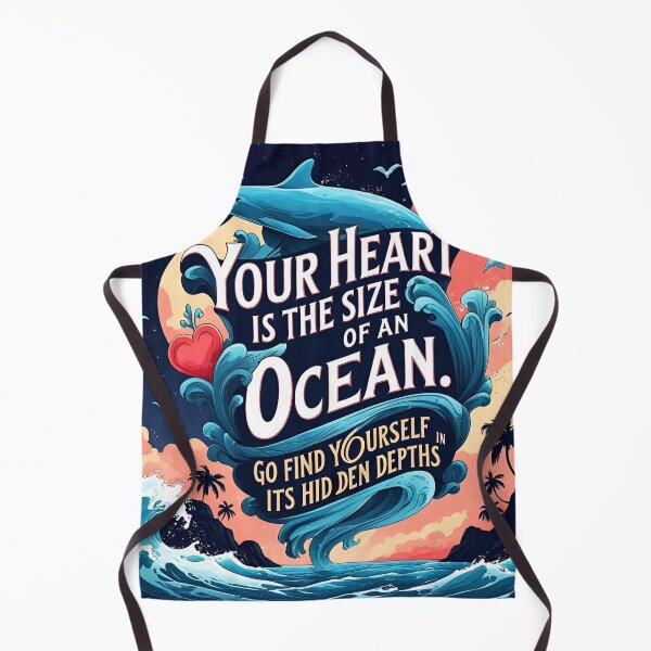 Item preview, Your heart is the size of an ocean. Go find yourself in its hidden depths 50 designed and sold by Tom-Johnson.