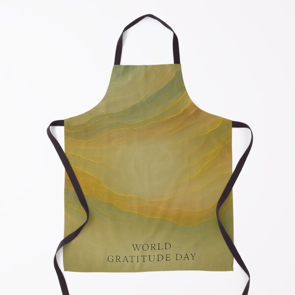 Artikelvorschau, World Gratitude Day – Golden Silence of Gratitude entworfen und verkauft von Zenlines by Ralf Gradl.
