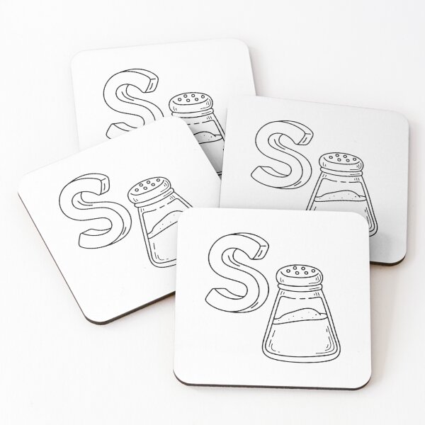 Item preview, An illustration of letter S stand for Salt designed and sold by rasagamastore.