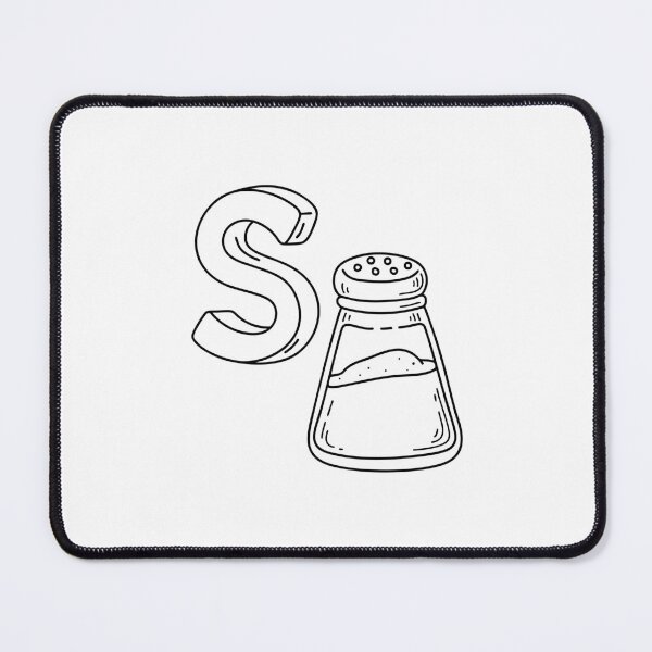 Item preview, An illustration of letter S stand for Salt designed and sold by rasagamastore.