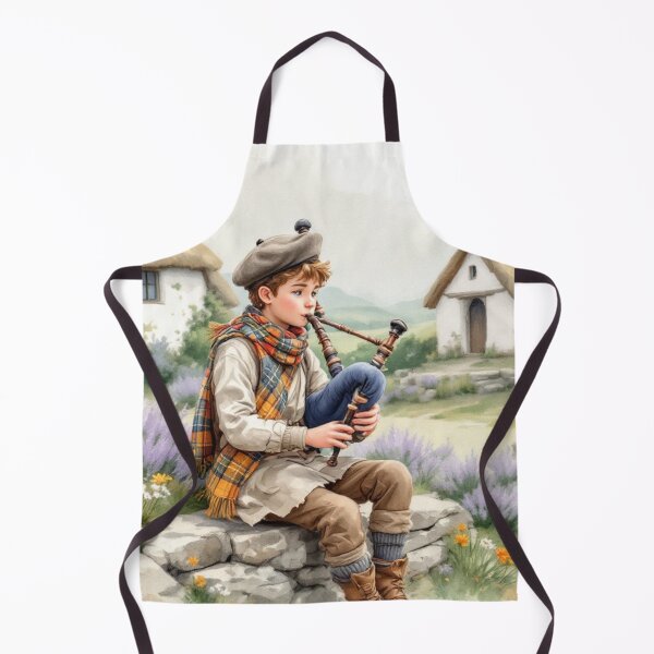 Item preview, Young bagpipe player designed and sold by jefboutique6150.
