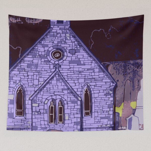 Item preview, The Old Church - Original Artwork designed and sold by decartsnorth.