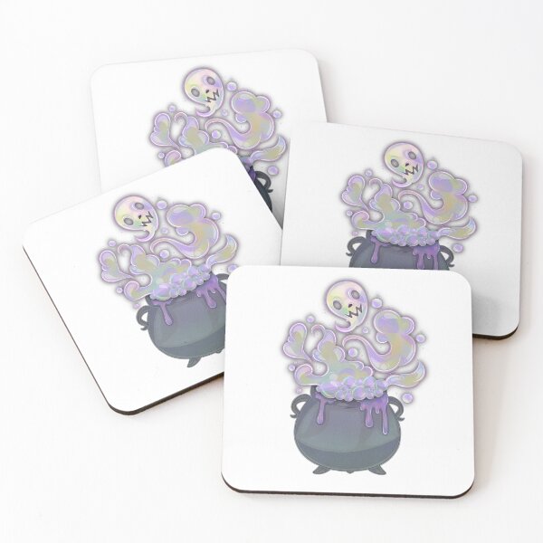 Item preview, Magical Cauldron Potion – Cute Spooky Spirit Illustration designed and sold by PandiaArts.