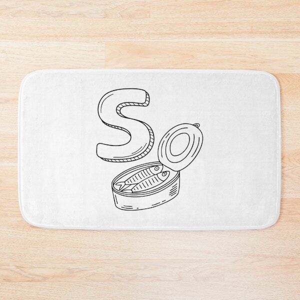 Item preview, An illustration of letter S stand for Sardine designed and sold by rasagamastore.