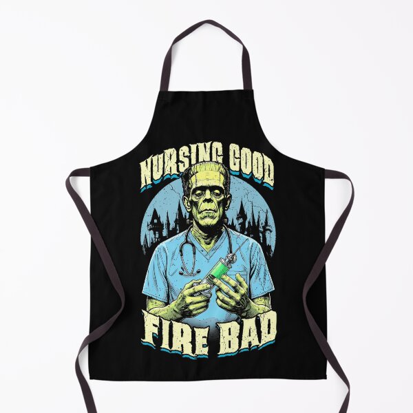 Item preview, Male Nurse Halloween Frankenstein Nursing Good Fire Bad designed and sold by GrandeDuc.