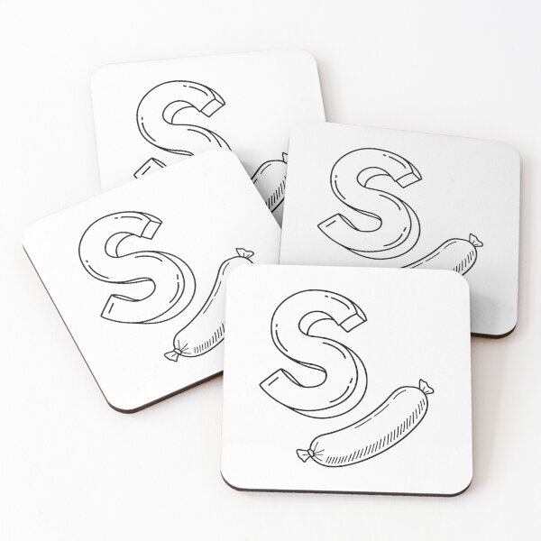 Item preview, An illustration of letter S stand for Sausage designed and sold by rasagamastore.