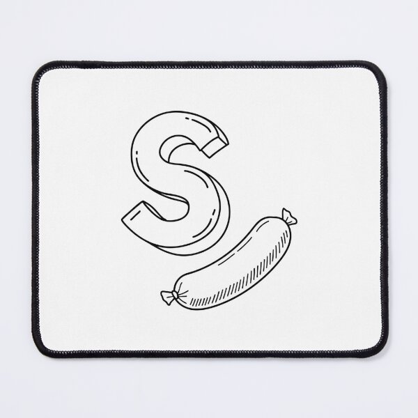 Item preview, An illustration of letter S stand for Sausage designed and sold by rasagamastore.