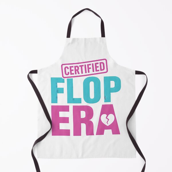 Item preview, Certified Flop Era – Funny Gen Z Meme Saying in Fake Brand Logo Style designed and sold by Cat & Coffee Studio.
