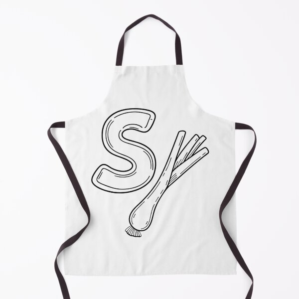 Item preview, An illustration of letter S stand for Scallion designed and sold by rasagamastore.