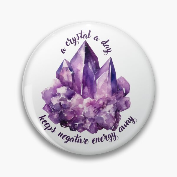 Item preview, A Crystal a Day Keeps Negative Energy Away designed and sold by hb-official.