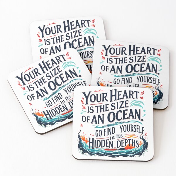 Item preview, Your heart is the size of an ocean. Go find yourself in its hidden depths 60 designed and sold by Tom-Johnson.