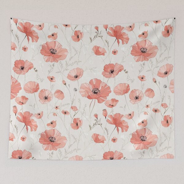 Item preview, Poppies Illustration designed and sold by CoolPixels.
