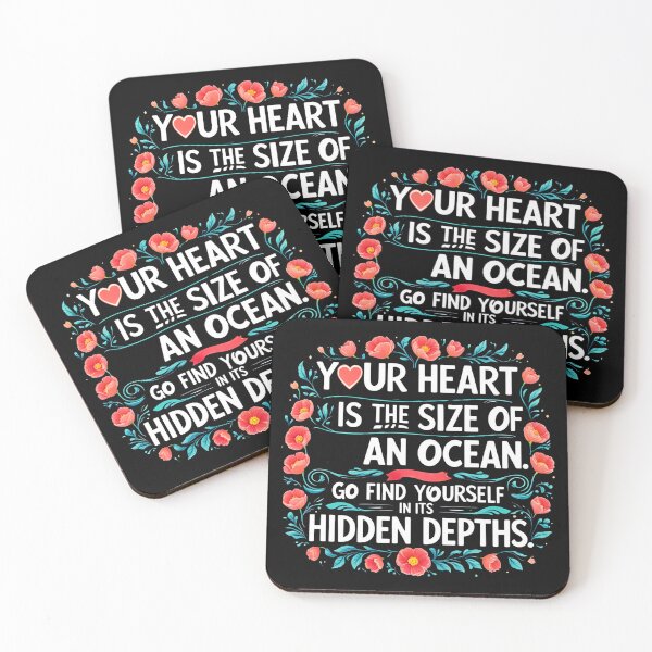Item preview, Your heart is the size of an ocean. Go find yourself in its hidden depths 37 designed and sold by Tom-Johnson.