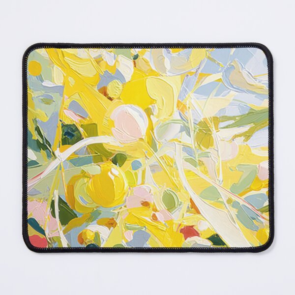 Item preview, Abstract spring flowers in oil designed and sold by ArtHouseNiklas.