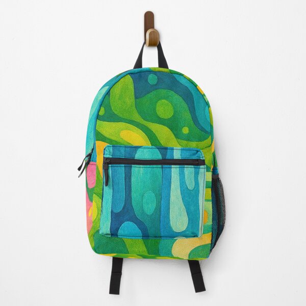 Item preview, Cascading colors over soft shapes designed and sold by Sigtrix.