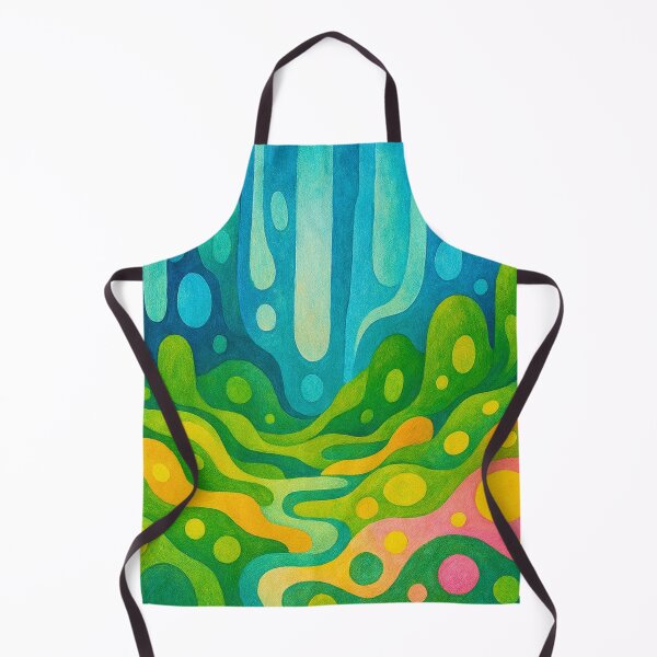 Item preview, Cascading colors over soft shapes designed and sold by Sigtrix.