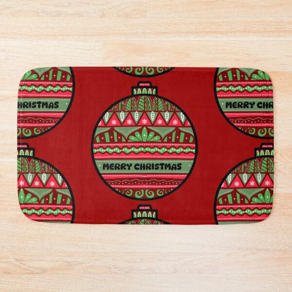 Item preview, Handmade Christmas mandala red green floral holiday greetings ornament  designed and sold by DivineMandala.