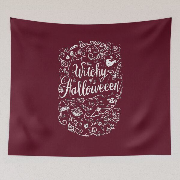 Item preview, Happy Witchy, Happy Halloween! For You and Your Loved ones. Cute pattern - great gift designed and sold by YvkafromPoland.