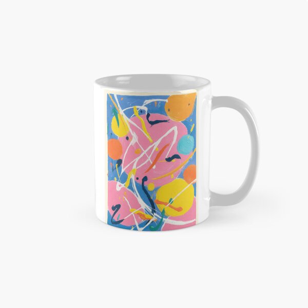 Item preview, Colorful abstract dance and play scene designed and sold by ArtHouseNiklas.