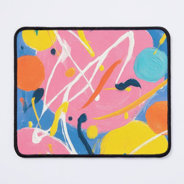 Item preview, Colorful abstract dance and play scene designed and sold by ArtHouseNiklas.