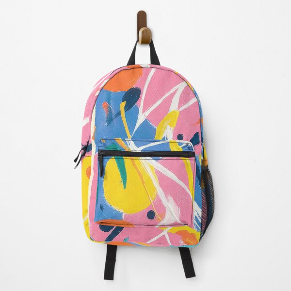 Item preview, Colorful abstract dance and play scene designed and sold by ArtHouseNiklas.